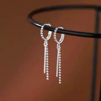 Корейские серьги-капли из серебра 925 пробы с кисточками для предотвращения аллергии, сексуальные украшения для женщин, трендовые подарки 2023 года