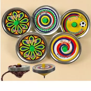 Корейские волчки. Волчок со струнами. Бой топ-Металл Metal Random Design(1ea)