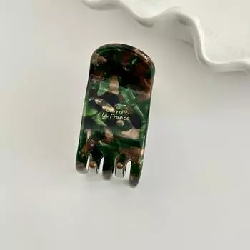 Корейский Новый Дизайн Мода Ретро 2.6СМ Геометрическая Маленькая Заколка для Волос с 5 Зубцами Деликатная Ацетатная Заколка-Акула Аксессуары для Волос Hair Claws