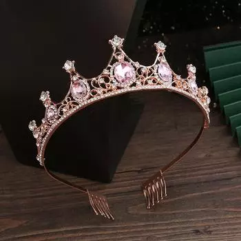 Корейский новый стиль детская корона принцесса день рождения повязка на голову детский день выступление аксессуары для волос невесты свадебная повязка на голову корона