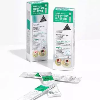 Корея VT Riddle Shot 300 Facial Boosting First Ampoule 2 мл 6 упаковок Yellow (melatoning)