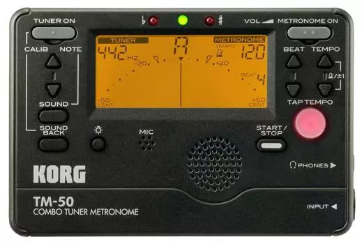 KORG BK Black Тюнер/Метроном TM-50