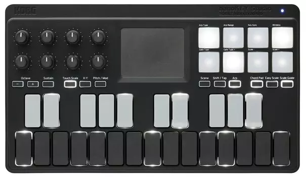 KORG Classic USBWireless All-in-One Mobile MIDI Keyboard nanoKEY Studio Music Production DTM Формат A4 Компактный дизайн делает его идеальным для переноски
