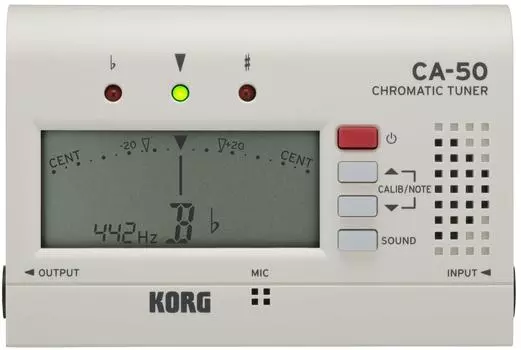 KORG Хроматический тюнер CA-50 Идеально подходит для духового оркестра, гитары, вокальной музыки, A Cappella