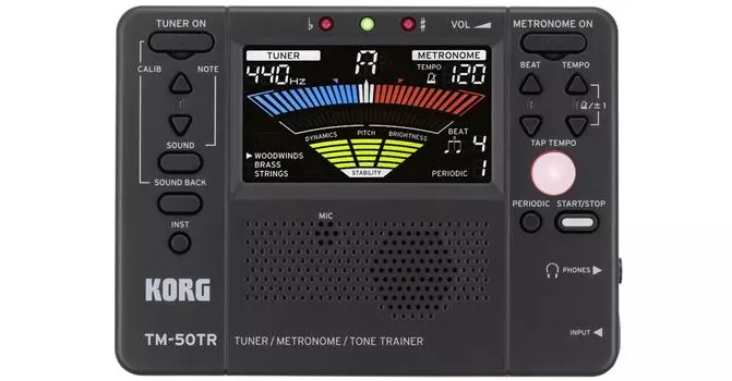 KORG Orchestral Instrument Black Тренажер/Тюнер/Метроном TM-50TR-BK