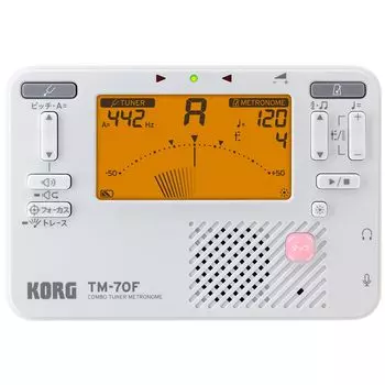 KORG Tuner Metronome WH White Сделано в Японии Духовой оркестр TM-70F