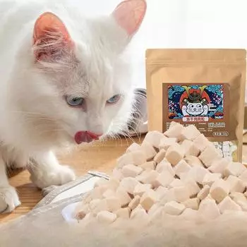 Корм для котят Закуски для кошек Закуски для собак Сублимированная курица Куриная грудка Жабры для откорма Кусочки мяса Сушеные полоски мяса 20g