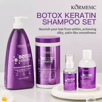 KORMESIC Кератиновый шампунь-маска для волос большой емкости Essential oil