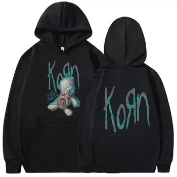 Korn Issues рок-группа с музыкальным принтом, осенняя мужская/женская хлопковая толстовка с капюшоном, повседневный пуловер большого размера, популярная толстовка, одежда унисекс M