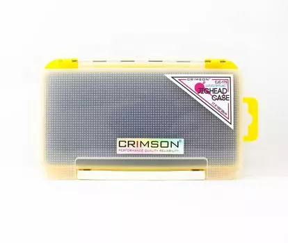 Коробка для джиг-головки Crimson CJC-Y175 175 x 105 x 28 мм желтая (4376) N/A жёлтый