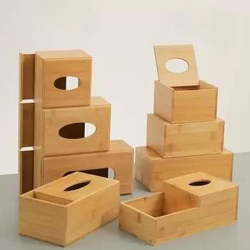 Коробка для салфеток Simplicity Bamboo, держатель для салфеток для обеденного стола в гостиной, принадлежности для хранения на кухне, прямоугольная коробка для хранения