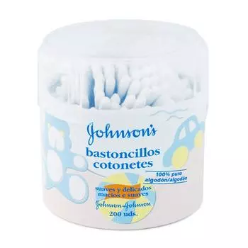 Коробка ватных палочек Johnsons, 200 шт.