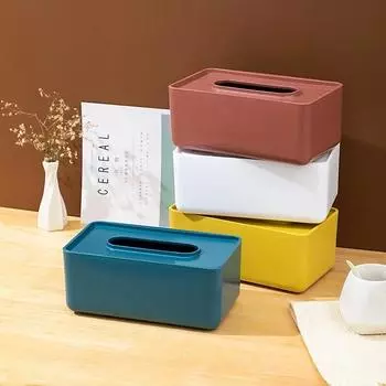 Коробки для салфеток Simplicity Cute Maiden Пластиковый держатель для салфеток Home Bedroom Прикроватные коробки для хранения бумажных салфеток Держатель для коробок для салфеток жёлтый