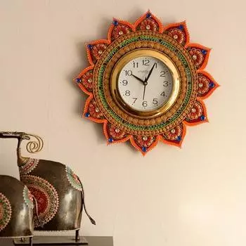 Королевские и элегантные настенные часы ручной работы