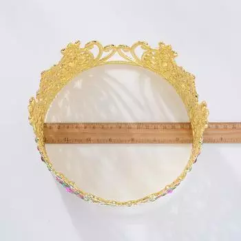 Корона из сплава в стиле барокко, свадебные аксессуары для волос, высококачественный головной убор для званого ужина