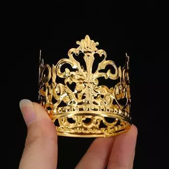 Корона, украшение для торта на день рождения, десерт, праздничные украшения, новая железная корона, товары для внешнеторговых украшений