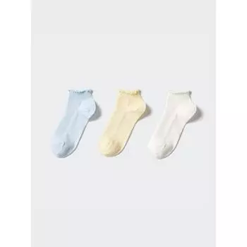 Короткие носки для девочек Uniqlo Japan, 3 пары 61 BLUE/1620cm