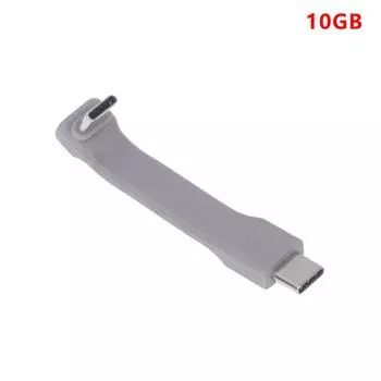 Короткий кабель Usb C 40 Гбит/с Usb4 кабель Pd 240 Вт быстрая зарядка для SSD Power Bank Usb DAC & Amp усилитель для наушников 10GB 100W