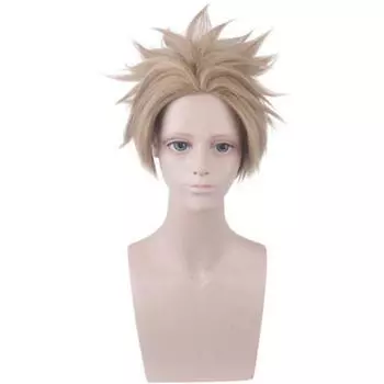 Короткий парик 30 см My Hero Academia No.2 Hero Hawkes Hawks Косплей Костюм Boku no Hero Academia термостойкие парики из синтетических волос 30cm хаки