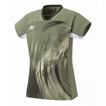 Короткий рукав Game Light Olive S [YONEX] Женская рубашка, рубашка, (324)