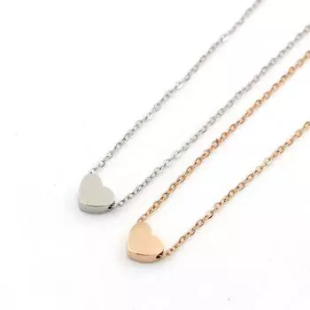 Короткое ожерелье Simple Love, цепочка на ключицу, женское, изысканное металлическое короткое ожерелье в форме сердца золотой