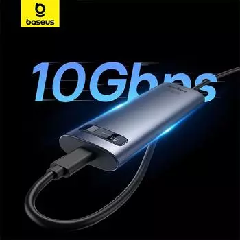 Корпус Baseus M2 SSD NVME SATA Dual Protocol M.2 to USB Type C 3.2 Gen 2 Портативный SSD Sata Корпус Nvme Внешний корпус для ПК