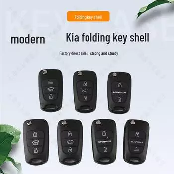 Корпус ключа-брелока Hyundai Rena Yuedong IX35 Sonata с 3 кнопками и вертикальными слотами