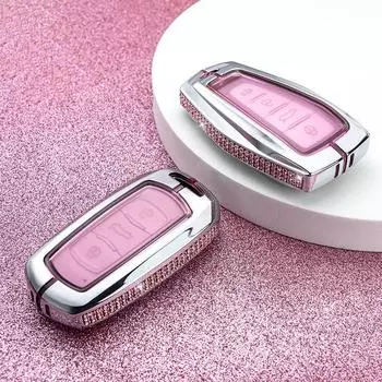 Корпус ключа Geely Boyue Xingyue L Binyue Dihao S GL: Полное покрытие Diamond Metal для женщин Transparent OPP Bag Simple Packaging
