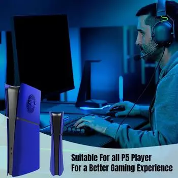 Корпус консоли PS5 Slim Digital Version, лицевая панель с отверстием для радиатора, защитное покрытие от царапин, сменная крышка красный