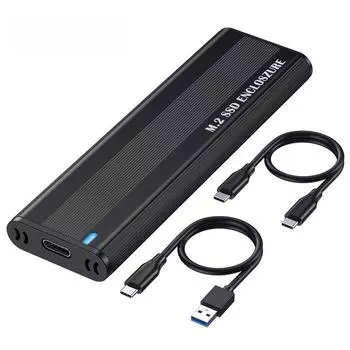 Корпус SSD M.2 PCI Dual Protocol Type-C NVMe без инструментов 5Gbps SATA NGFF