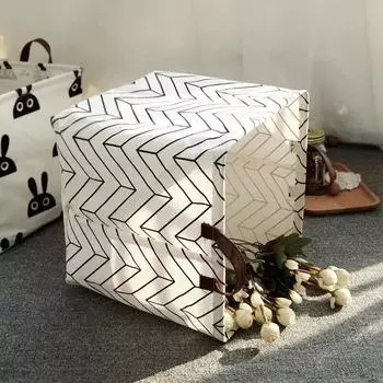 Корзина для белья Хлопок и лен Грязная одежда Корзина для белья Складная корзина для белья Хранение бытовых мелочей Корзина для хранения