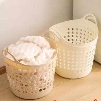Корзина для хранения белья и игрушек большой вместимости White Basket - 1 piece