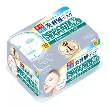 KOSE Clear Turn Essence Маска (Транексамовая кислота) Маска для лица 30 шт.