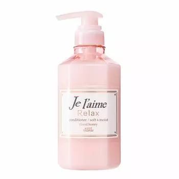KOSE Jurem Relax Hair Conditioner 500mL and moisturizing treatment for dry hair Floral honey scent (Soft & Moist) - Ultra-soft stiff, -