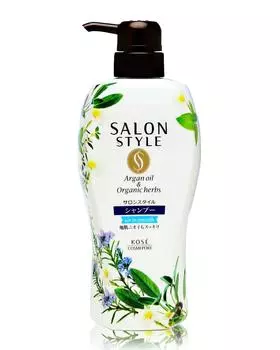 KOSE SALON STYLE Шампунь 500 мл без силикона (Воздушный вход Гладкий)