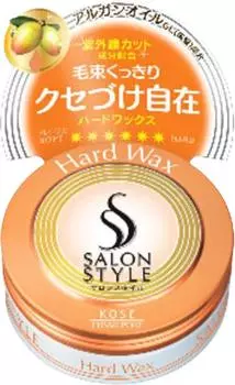 KOSE SALON STYLE Воск для волос C твердый мини 23 г