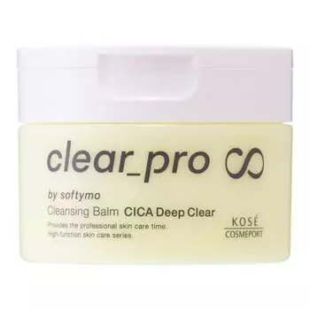 Kose softymo clear pro cleansing balm cica pore blackheads pore clogged deep clear 90g