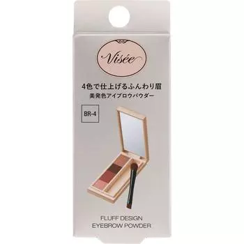 Kose Visee Пудра для бровей Fluff Design Br 4 Розово-коричневый 3,4 г