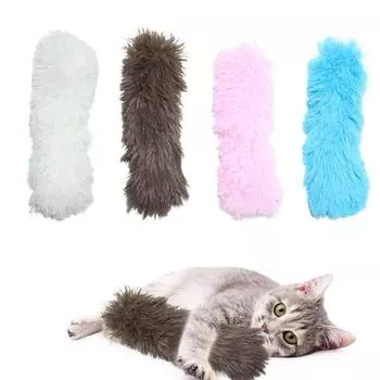 Кошачья игрушка с кошачьей мятой, кошачья мята с устойчивым встроенным звуком, способствующим пищеварению, снимает скуку, плюшевая игрушка-подушка для котенка и кошки