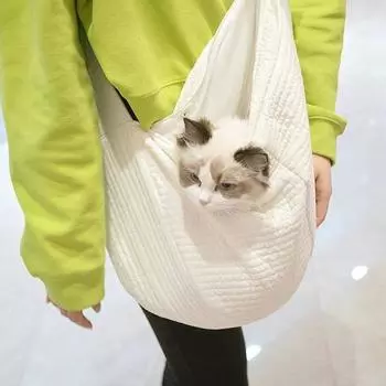 Кошачья сумка через плечо для домашних животных, портативный рюкзак для кошек, сумка для собак на вынос, сумка на грудь L