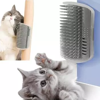 Кошачий самоуход, мягкий кошачий уголок, кошачья когтеточка, самоуход, массажные расчески, щетка для домашних животных, расческа для удаления шерсти, съемный столик для груминга