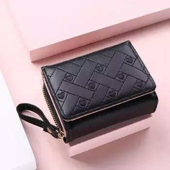 Кошельки для женщин Kawaii Cute Luxury Designer Lady Wallet Pink Кошелек Женский кошелек Маленький женский кожаный кошелек для монет темно-красного