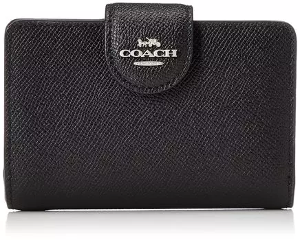 Кошелек двойного сложения MDM CRN ZIP ЧЕРНЫЙ [Coach] женский [Товар] чёрный