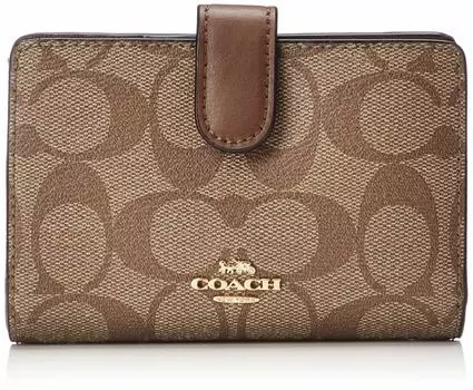 Кошелек F23553 Signature PVC Leather Saddle [Coach] женский [Товар]