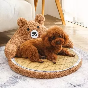 Кошка Собака Лежак Охлаждающий Летний Коврик Подстилка для Собак Одеяло Для Кошек Диван Дышащий Будка Для Маленьких Средних Больших Собак Аксессуары Для Кошек S 50X50CM