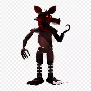 Кошмарный Фокси Five Nights At Freddy s 4 термопереводные картинки для одежды, футболка, сумка, термопереносные наклейки, железные нашивки