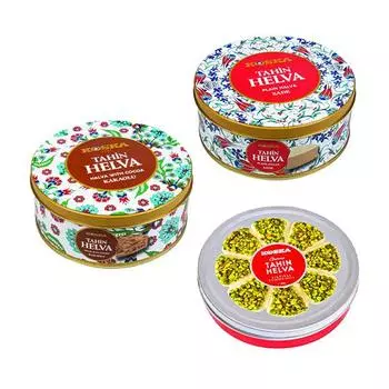 Koska Tahini Halva Metal Box Types 800 Gr