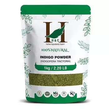 Косметический порошок Индиго (1 кг), Indigo Powder, H&C 1000 g