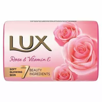 Косметическое мыло LUX Роза и витамин Е - 150 г (Упаковка из 8 мыла)