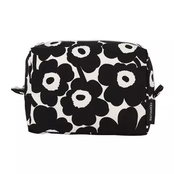 Косметичка Marimekko Косметичка для аксессуаров Чехол Mini Unikko Милая скандинавская косметичка Vilja Mini Unikko черная [Marimekko] 071295-190